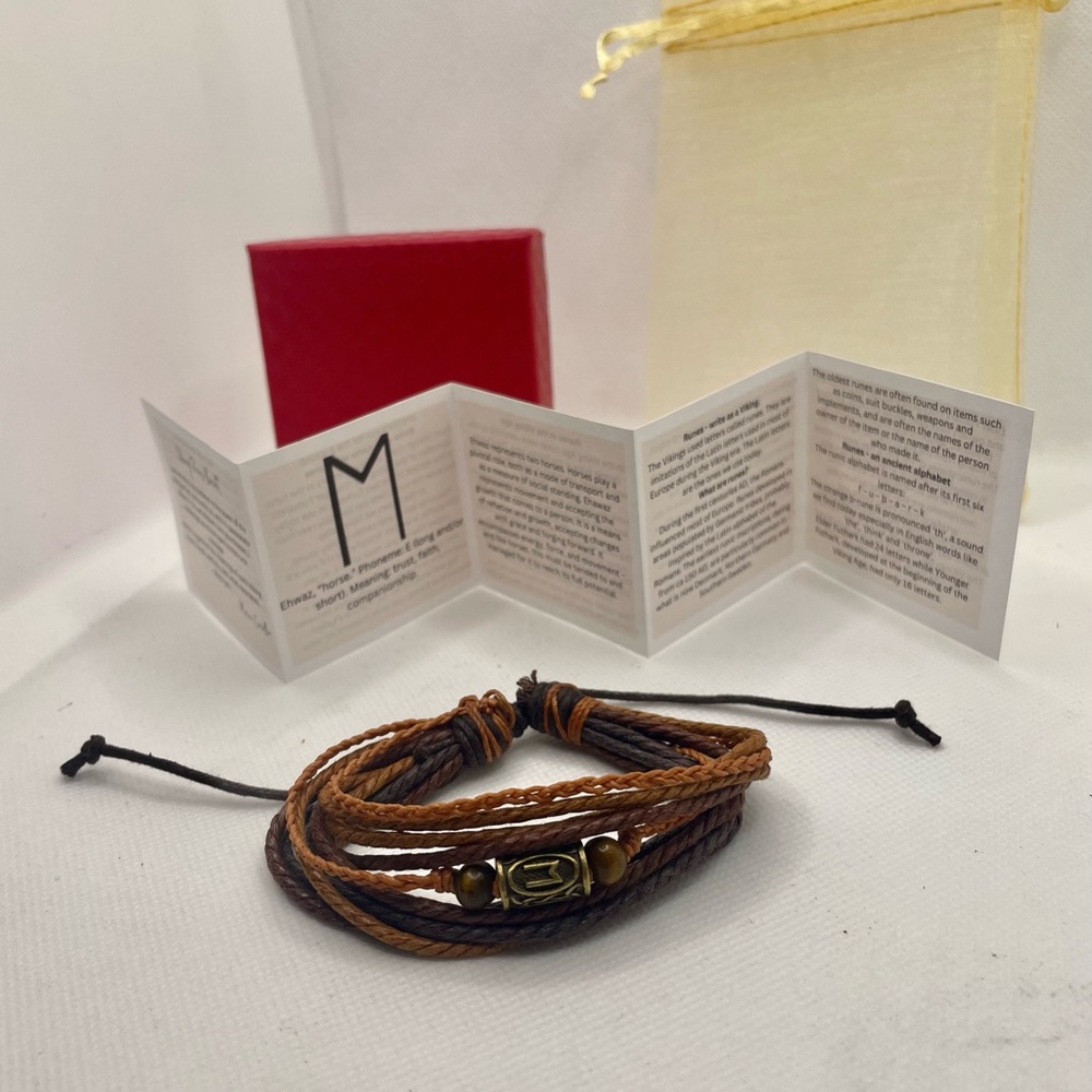 Discover the Magic of Viking Runes with Our Handmade Bracelet